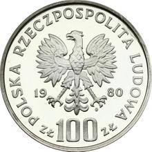 100 Zlotych 1980 MW   "Auerhuhn"