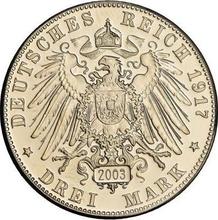 3 marki 1917 E   "Saksonia"