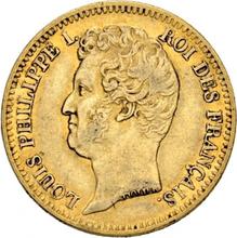 20 Franken 1830 A   "Erhabene Randschrift"