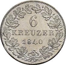 6 Kreuzer 1840   