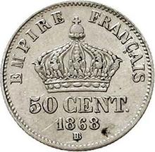 50 Centimes 1868 BB  