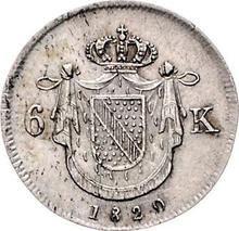 6 Kreuzer 1820   