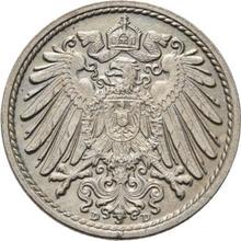 5 Pfennig 1901 D  