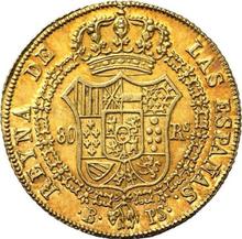 80 Reales 1837 B PS 
