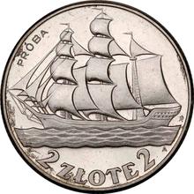 2 Zlote 1936    "Sailing Vessel" (Pattern)