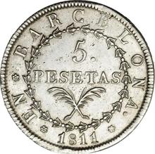 5 Pesetas 1811   