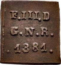 1/2 Maravedí 1381 (1831)   