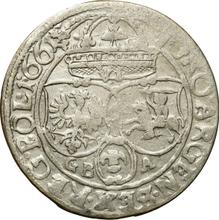 6 Groszy (Szostak) 1661  GBA  "Bust in a circle frame"