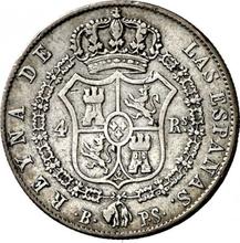 4 Reales 1839 B PS 