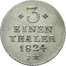 1/3 Thaler 1824  F.W. 