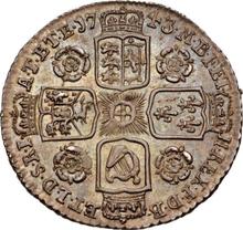 Sixpence 1743    "Old Head"