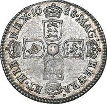 Sixpence 1688   