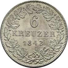 6 Kreuzer 1842   