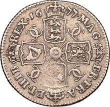 Shilling 1677    "Second laureate bust"