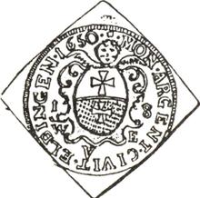 Ort (18 Groszy) 1650  WVE  "Elbing"