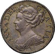 Shilling 1708 E   "Third draped bust"