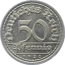 50 Pfennig 1920 J  