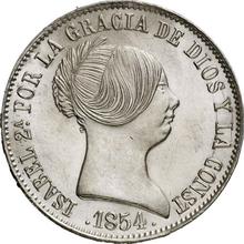 10 Reales 1854   