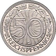 50 Reichspfennig 1930 G  