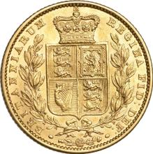 Sovereign 1863   WW "Shield"