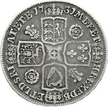 Halfcrown 1731    "Young Head"