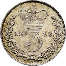3 Pence 1883   