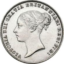 Sixpence 1858   