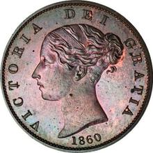 Halfpenny 1860   WW
