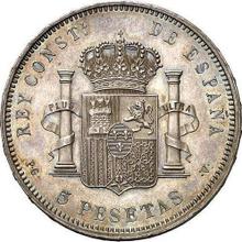 5 Pesetas 1895  PGV 