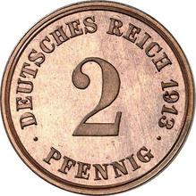 2 Pfennig 1913 E  