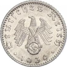 50 Reichspfennig 1939 D  