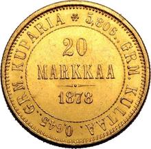 20 марок 1878  S 