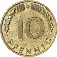 10 Pfennig 1989 G  