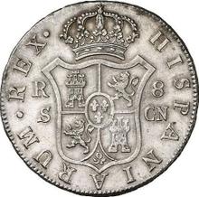 8 Reales 1793 S CN 