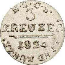3 Kreuzer 1824  S 