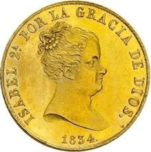 80 Reales 1834 M DG 