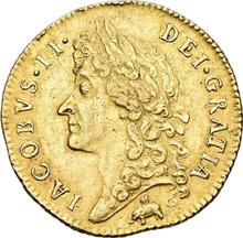 Guinea 1687    "Second laureate head"