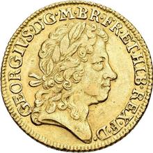 Guinea 1722    "Fourth laureate bust"