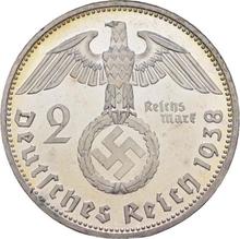 2 Reichsmark 1938 D  