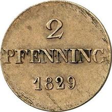 2 fenigi 1829   