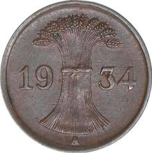 1 Reichspfennig 1934 A  
