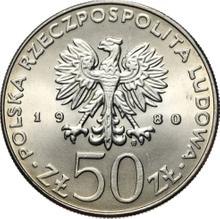 50 Zlotych 1980 MW   "Bolesław I der Tapfere"