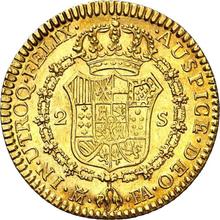 2 Escudos 1804 M FA 