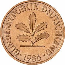 2 Pfennig 1986 J  