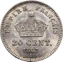 20 Centimes 1867 A  