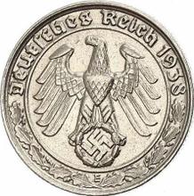 50 Reichspfennig 1938 E  