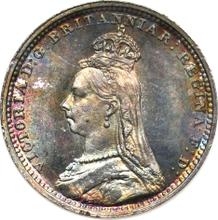 2 Pence 1892    "Jubiläumsporträt"