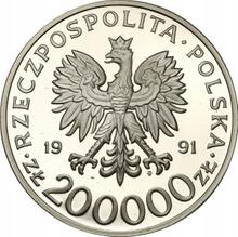 200000 Zlotych 1991 MW   "Michal Tokarzewski-Karaszewicz 'Torvid'"
