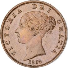 Halfpenny 1856   WW