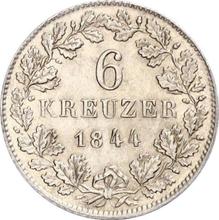 6 Kreuzer 1844   